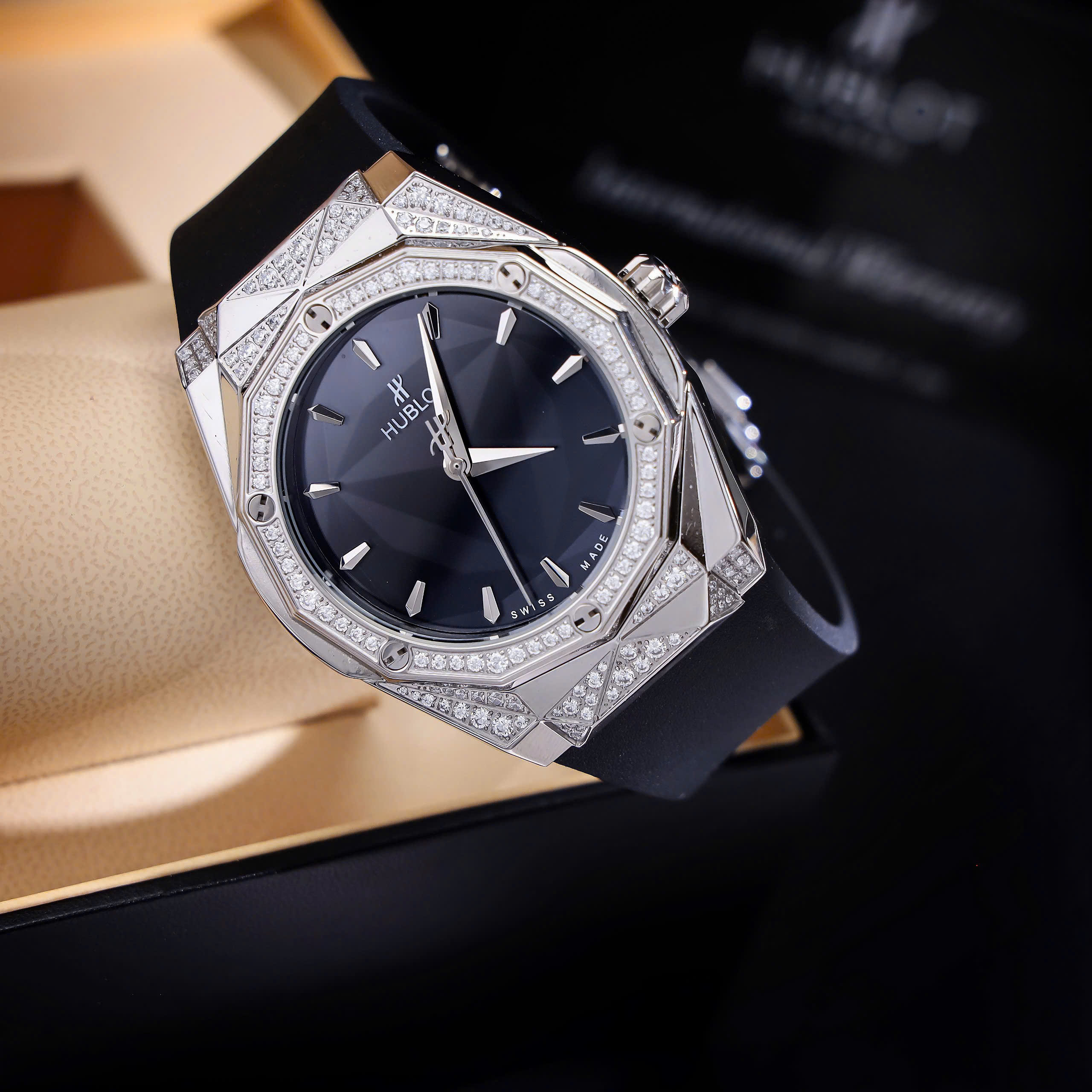 Đồng hồ Hublot Classic Fusion Orlinski Titanium Super Fake Nhật nam 44mm (5)