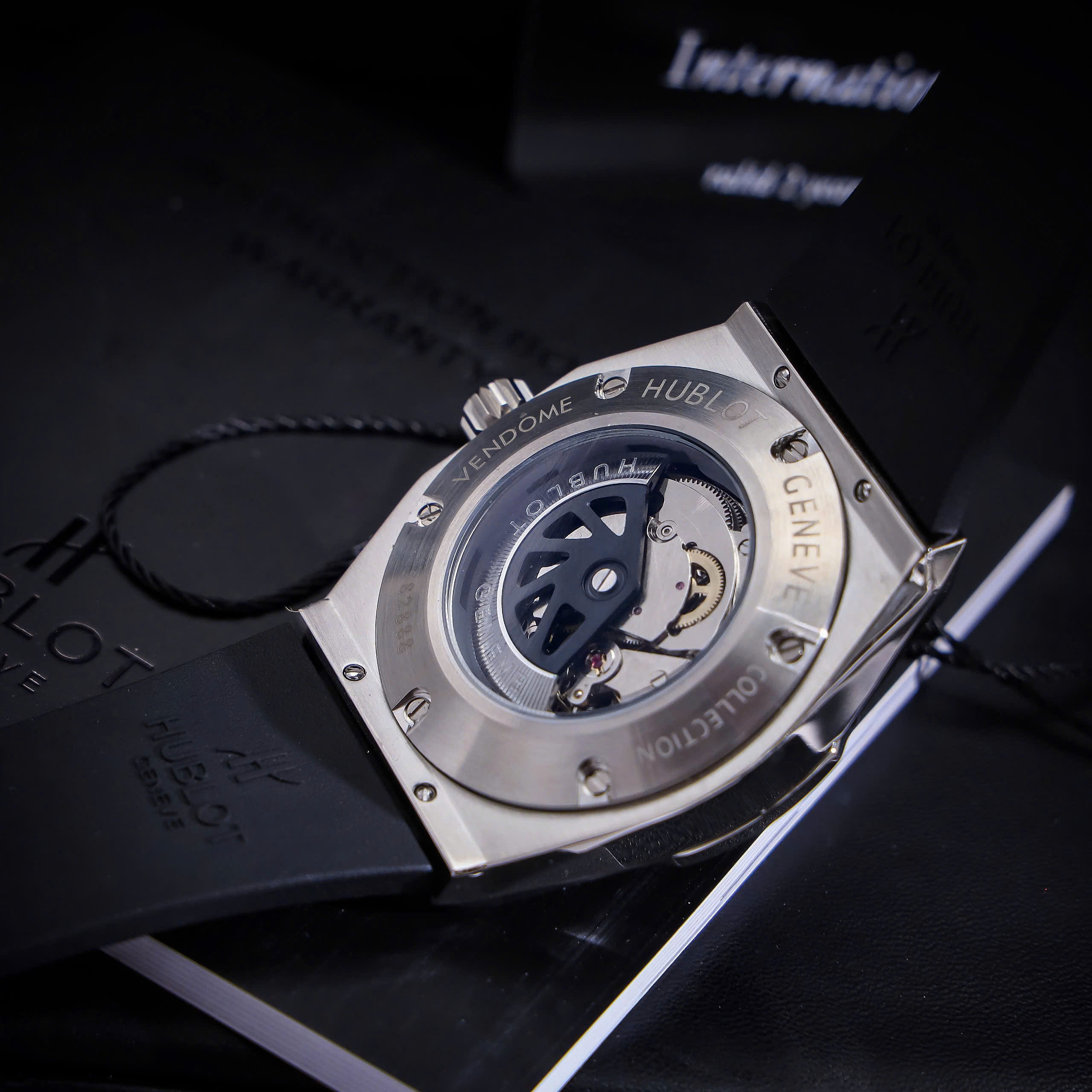 Đồng hồ Hublot Classic Fusion Orlinski Titanium Super Fake Nhật nam 44mm (7)