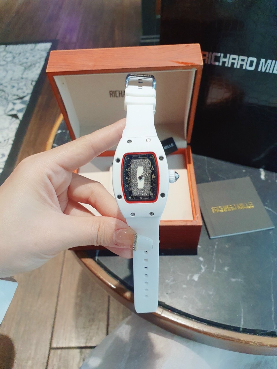 Đồng hồ Richard Mille nữ fake cao cấp Đồng hồ Richard Mille nữ fake cao cấp