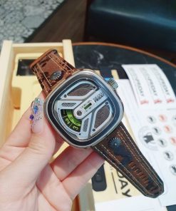 Đồng hồ SevenFriday dây da màu nâu