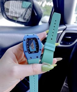 Đồng hồ Richard Mille RM07-01 nữ màu xanh pastel