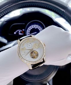 Đồng hồ Vacheron Constantin nam dây da màu đen