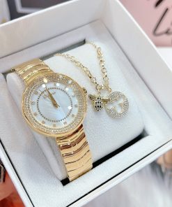 Đồng hồ mặt xà cừ Davena chính hãng