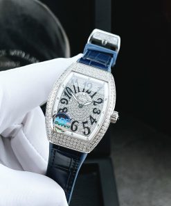 Đồng hồ nữ Franck Muller V32 màu xanh