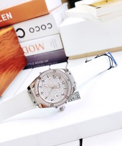 Đồng hồ Hanboro đính đá dây cao su