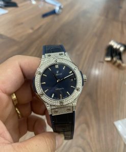 Đồng hồ Hublot nữ siêu cấp màu xanh
