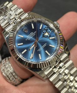 Đồng hồ Rolex DateJust mặt xanh cọc dạ quang