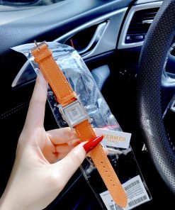 Đồng hồ nữ Hermes màu cam