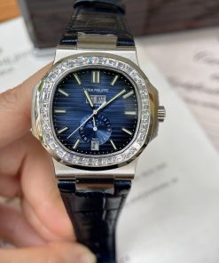 Đồng hồ Patek Philippe 5726 dây da màu xanh