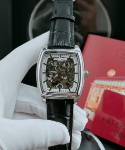Đồng hồ Patek Philippe nam dây da màu đen