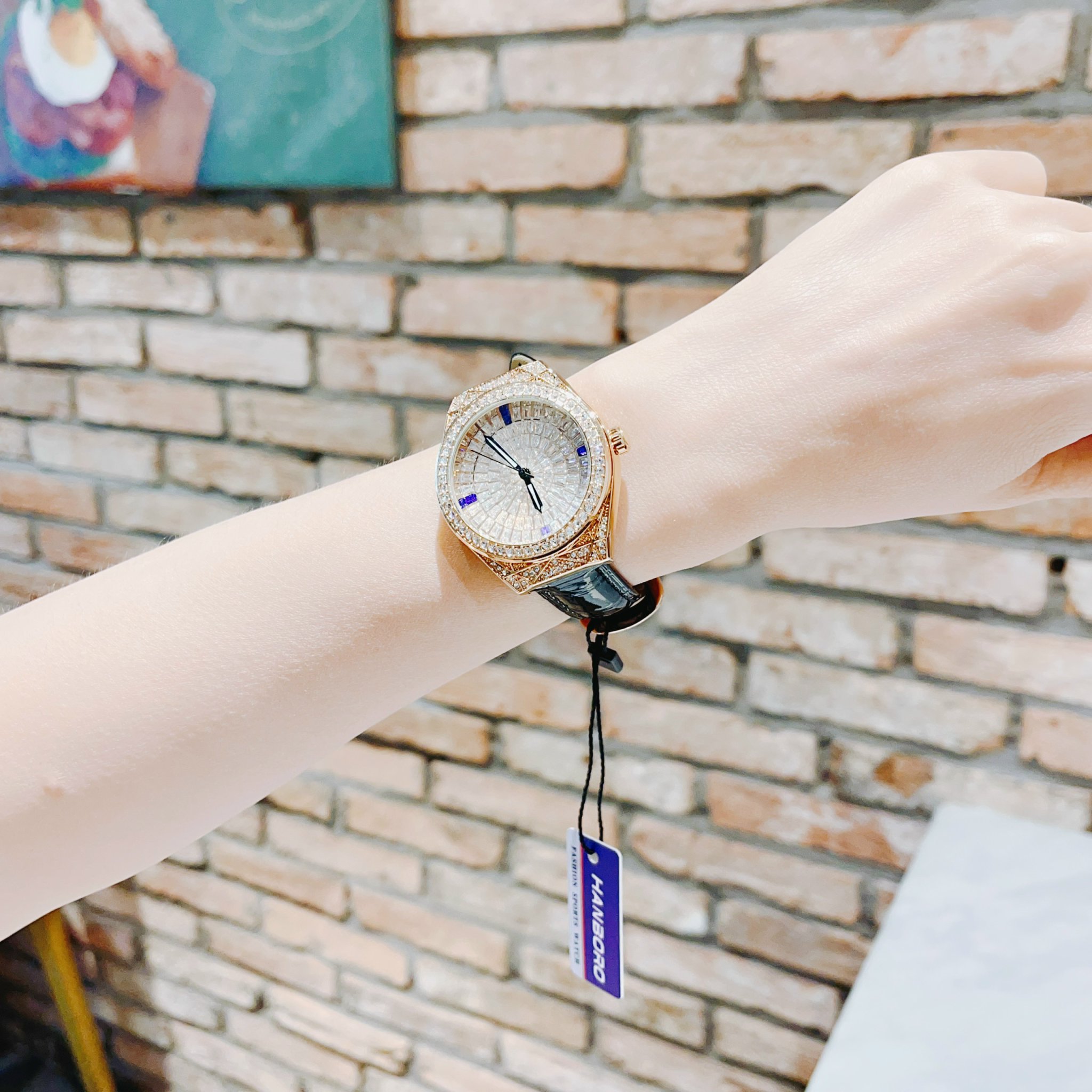 Đồng hồ Hanboro nữ đính đá Đồng hồ Hanboro nữ đính đá