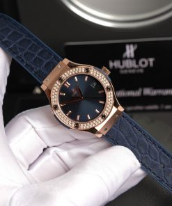 Đồng hồ Hublot nữ màu xanh than