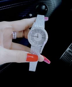 Đồng hồ Piaget nữ dây kim loại đính đá