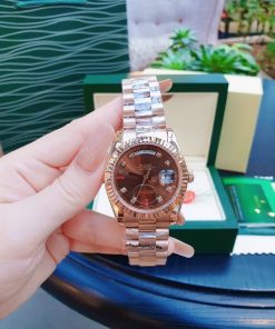 Đồng hồ Rolex mặt chocolate