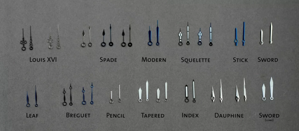 giới thiệu 13 kiểu kim đồng hồ đeo tay đẹp nhất