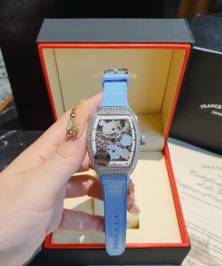 Đồng hồ Franck Muller V32 ABF Thụy Sỹ màu xanh dương