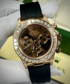Đồng hồ Rolex chế tác kim cương moissanite