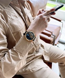 Đồng hồ cơ lộ máy Patek Philippe nam siêu cấp