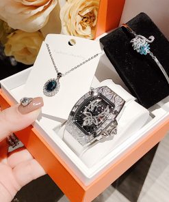 Đồng hồ Hanboro chính hãng nữ dây cao su