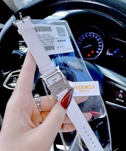 Đồng hồ Hermes nữ màu trắng