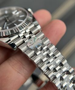 Đồng hồ Rolex Replica 11 DateJust AR Factory Mặt Số xám