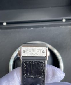 Đồng hồ nam Hublot Automatic Nhật dây da màu đen