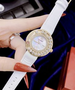 Đồng hồ Swarovski dây da