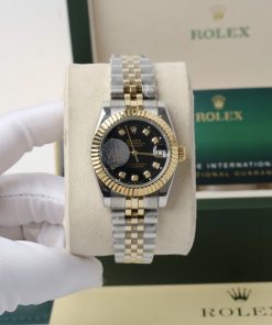 Đồng hồ Rolex nữ DateJust Super Fake 1:1 Nhật niềng băm