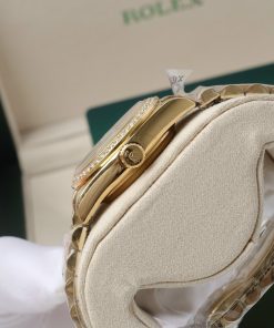 Đồng hồ Rolex Fake 11 Nhật nữ giá rẻ DateJust đính đá dây kim loại