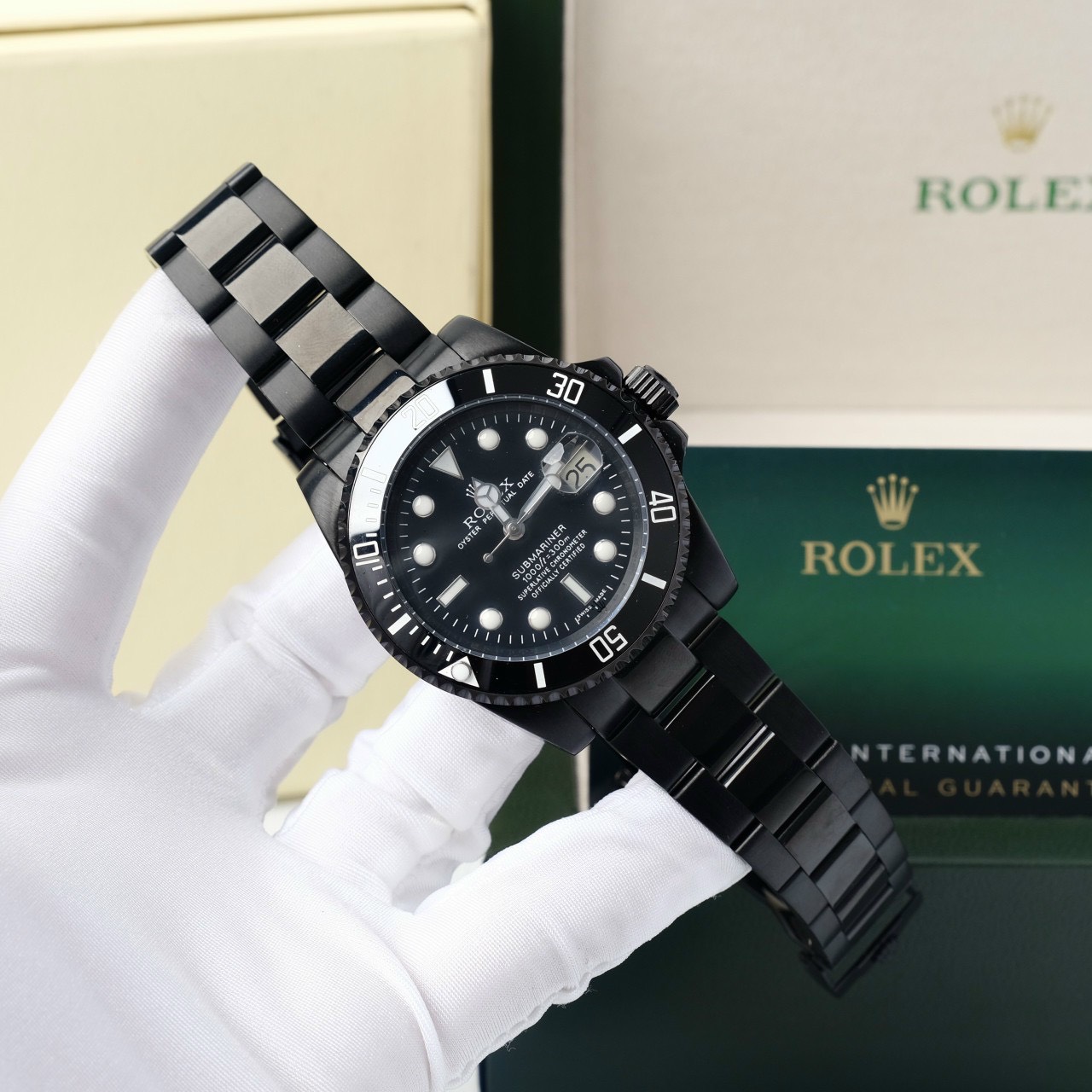 Đồng hồ Rolex Submariner Fake 11 máy cơ Nhật màu đen Đồng hồ Rolex Submariner Fake 11 máy cơ Nhật màu đen