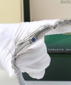 Đồng hồ Rolex Day-Date nam đính đá Baguette Super Fake máy Nhật