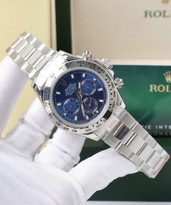 Đồng hồ Rolex Daytona Fake 11 máy Nhật mặt thiên thạch màu xanh