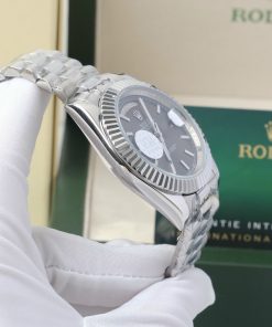 Đồng hồ nam Rolex Super Fake máy nhật Day-Date dây kim loại