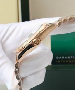 Đồng hồ nam Rolex Day-Date máy Nhật mặt số Chocolate 40mm