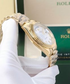 Đồng hồ nam Rolex Day-Date Super Fake máy cơ Nhật màu vàng