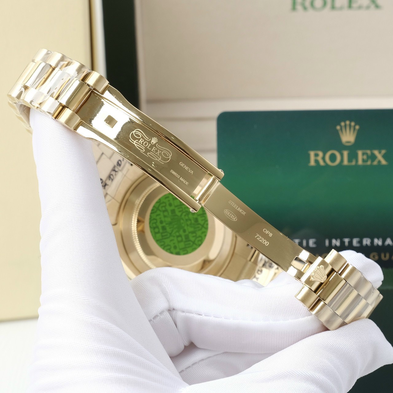 Đồng hồ nam Rolex Day-Date Super Fake máy cơ Nhật màu vàng Đồng hồ nam Rolex Day-Date Super Fake máy cơ Nhật màu vàng