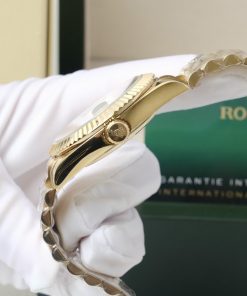 Đồng hồ nam Rolex Day-Date Super Fake máy cơ Nhật màu vàng