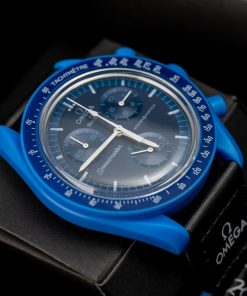 Đồng hồ Omega x Swatch SpeedMaster Fake Cao Cấp MoonSwatch Sao Hải Vương42mm