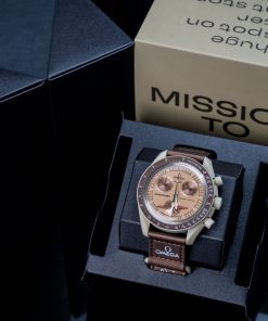 Đồng hồ Omega x Swatch SpeedMaster MoonSwatch Fake Cao Cấp Sao Thổ