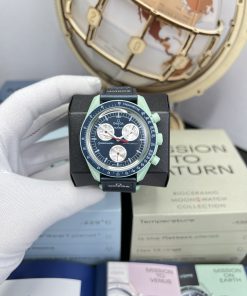 Đồng hồ Omega x Swatch SpeedMaster Fake Cao Cấp MoonSwatch Trái Đất