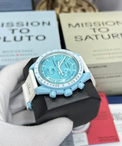 Đồng hồ Omega x Swatch SpeedMaster Fake Cao Cấp MoonSwatch Sao Thiên Vương 42mm