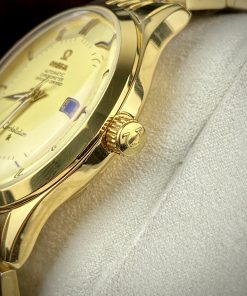 Đồng hồ Omega Constellation Automatic nam mạ vàng máy Nhật 40mm