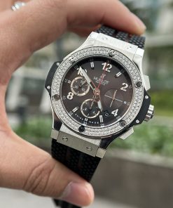 Đồng hồ Hublot Big Bang Replica 11 máy cơ Thụy Sỹ đính đá 41mm