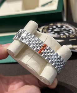 Đồng hồ Rolex Datejust Replica 11 nữ mặt xanh cọc số đính đá EW Factory