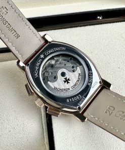Đồng hồ Vacheron Constantin Super Fake Nhật cơ lộ máy màu nâu 39mm