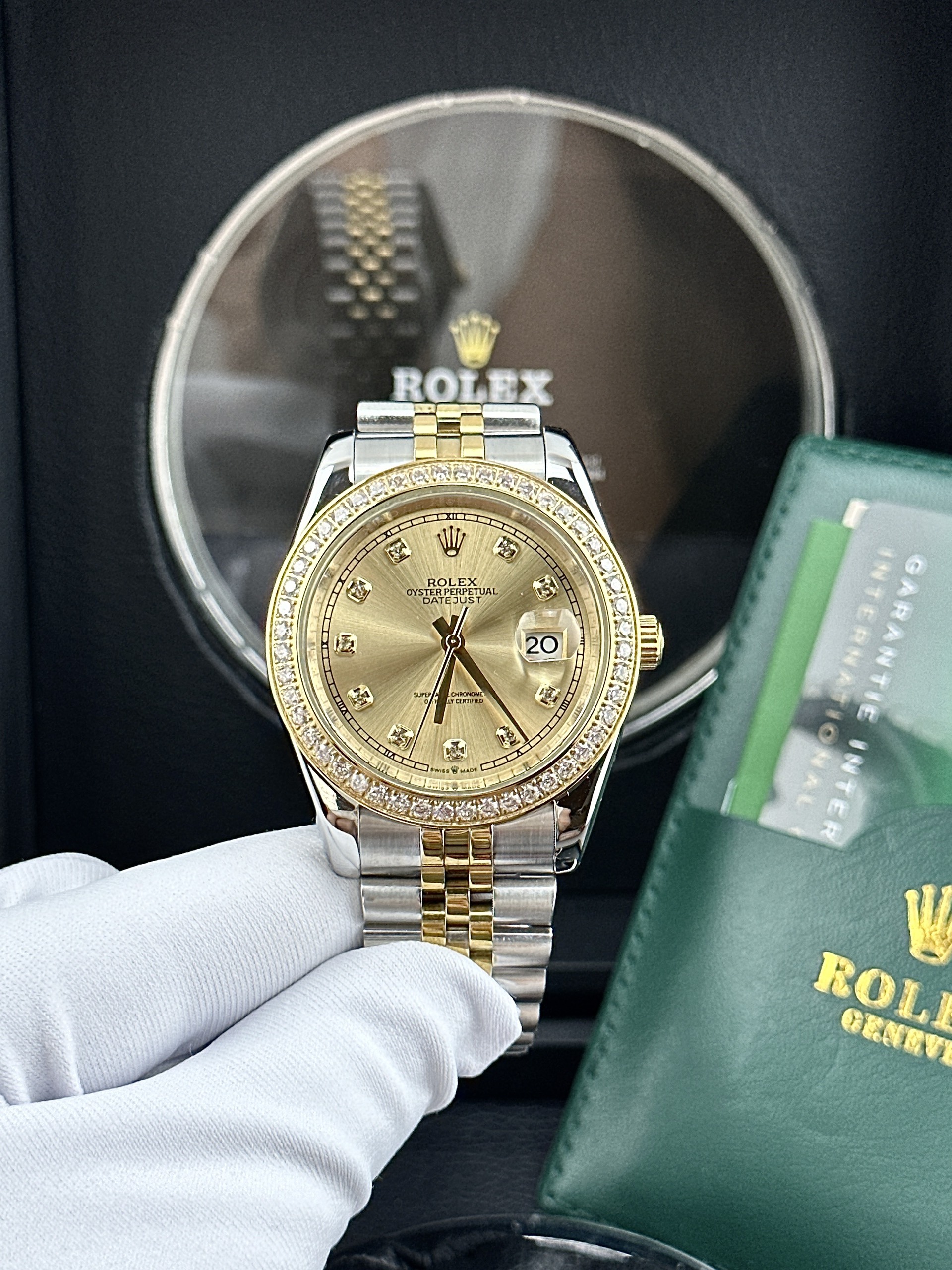 Đồng hồ đôi Rolex máy cơ automatic Datejust Super Fake Nhật 31/41mm Đồng hồ đôi Rolex máy cơ automatic Datejust Super Fake Nhật 31/41mm