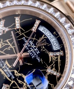 Đồng hồ Rolex Day-Date mặt nham thạch Fake 11 máy cơ Nhật 40mm