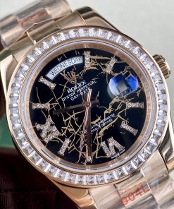 Đồng hồ Rolex Day-Date mặt nham thạch Fake 11 máy cơ Nhật 40mm