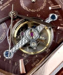 Đồng hồ Vacheron Constantin Super Fake Nhật cơ lộ máy màu nâu 39mm