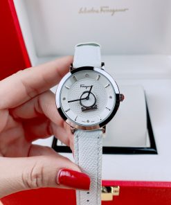 Đồng hồ Salvatore Feragamo Minuetto nữ dây da Like Auth 36mm